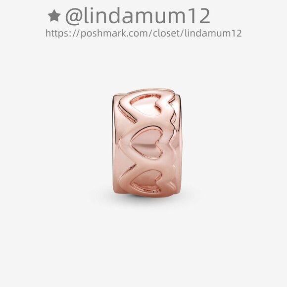 Pandora Band of Hearts Clip Charm - Picture 2 of 3